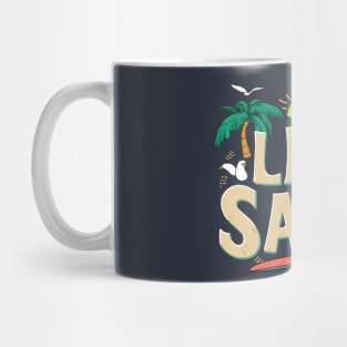 Live Salty Tropical Beach Mug